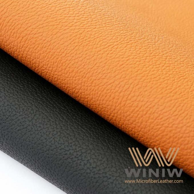 1.2mm Litschi prägte microfiber PU-Leder für Seifenschaum des Taschen-strengen Vegetariers