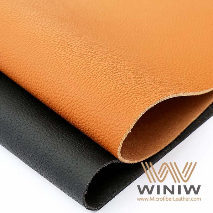 1.2mm Litschi prägte microfiber PU-Leder für Seifenschaum des Taschen-strengen Vegetariers