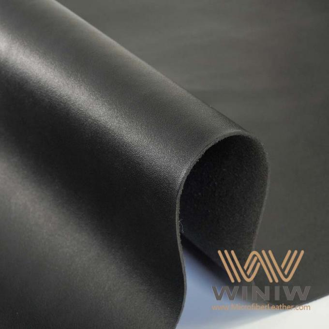 0.8mm Spiegel glattes Microfiber künstliches PU-Leder für Seifenschaum des Taschen-strengen Vegetariers