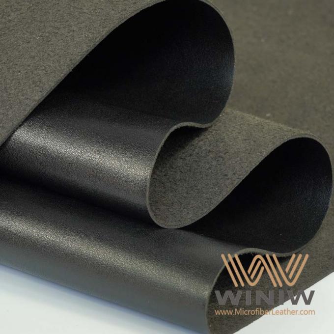 0.8mm Spiegel glattes Microfiber künstliches PU-Leder für Seifenschaum des Taschen-strengen Vegetariers