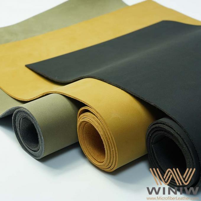Hochwertiges Oberflächenendesynthetisches Microfiber-Nubukleder-Material