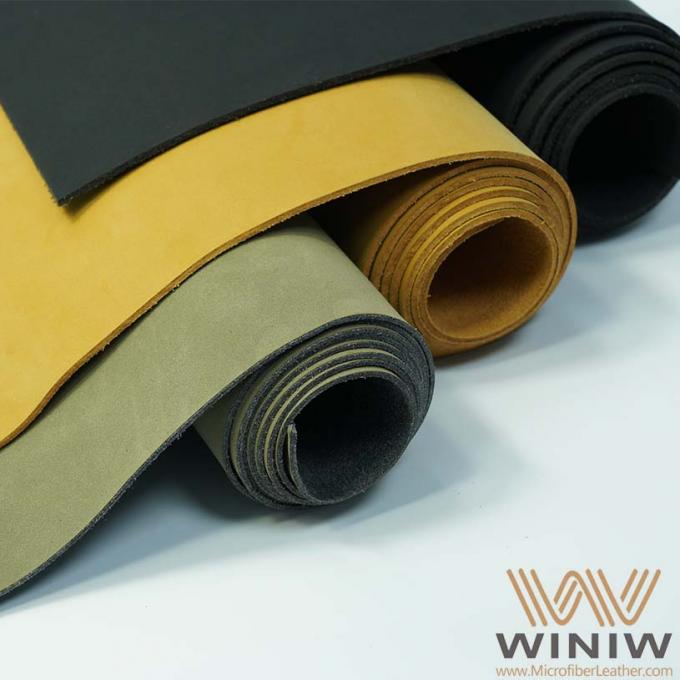 Umweltfreundliches künstliches Microfiber-Nubukleder-Material